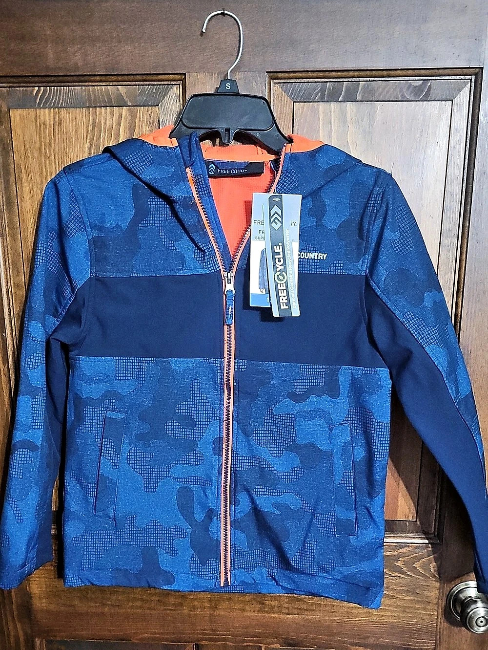 Boys Free Country Freecycle Super Softshell Camo Jacket 10/12